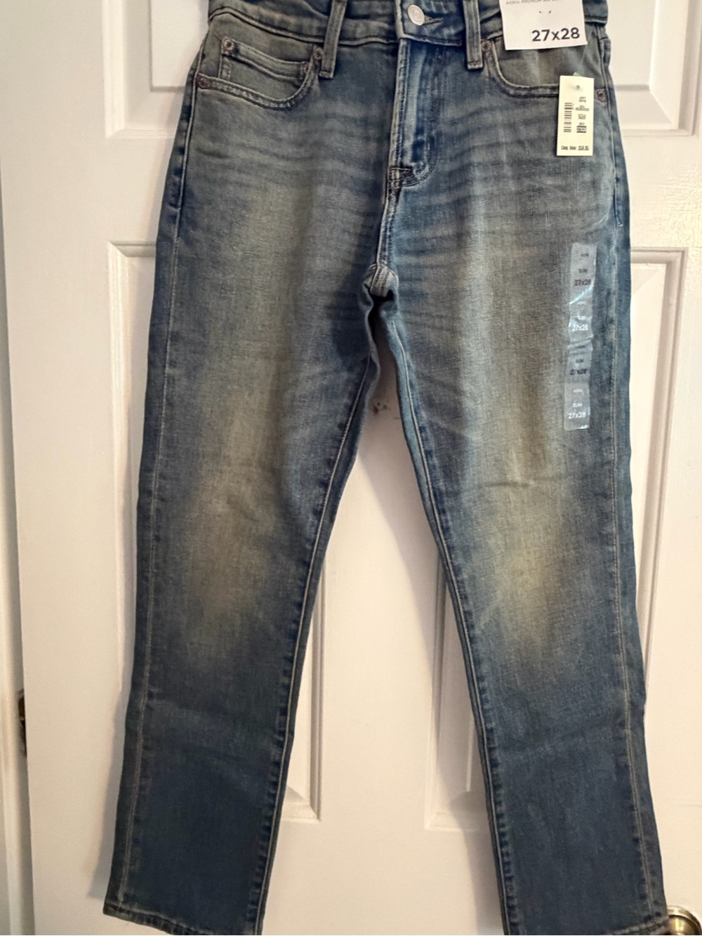 Aeropostale Men’s Slim Jeans in Faded Blue Wash - Picture 2 of 4